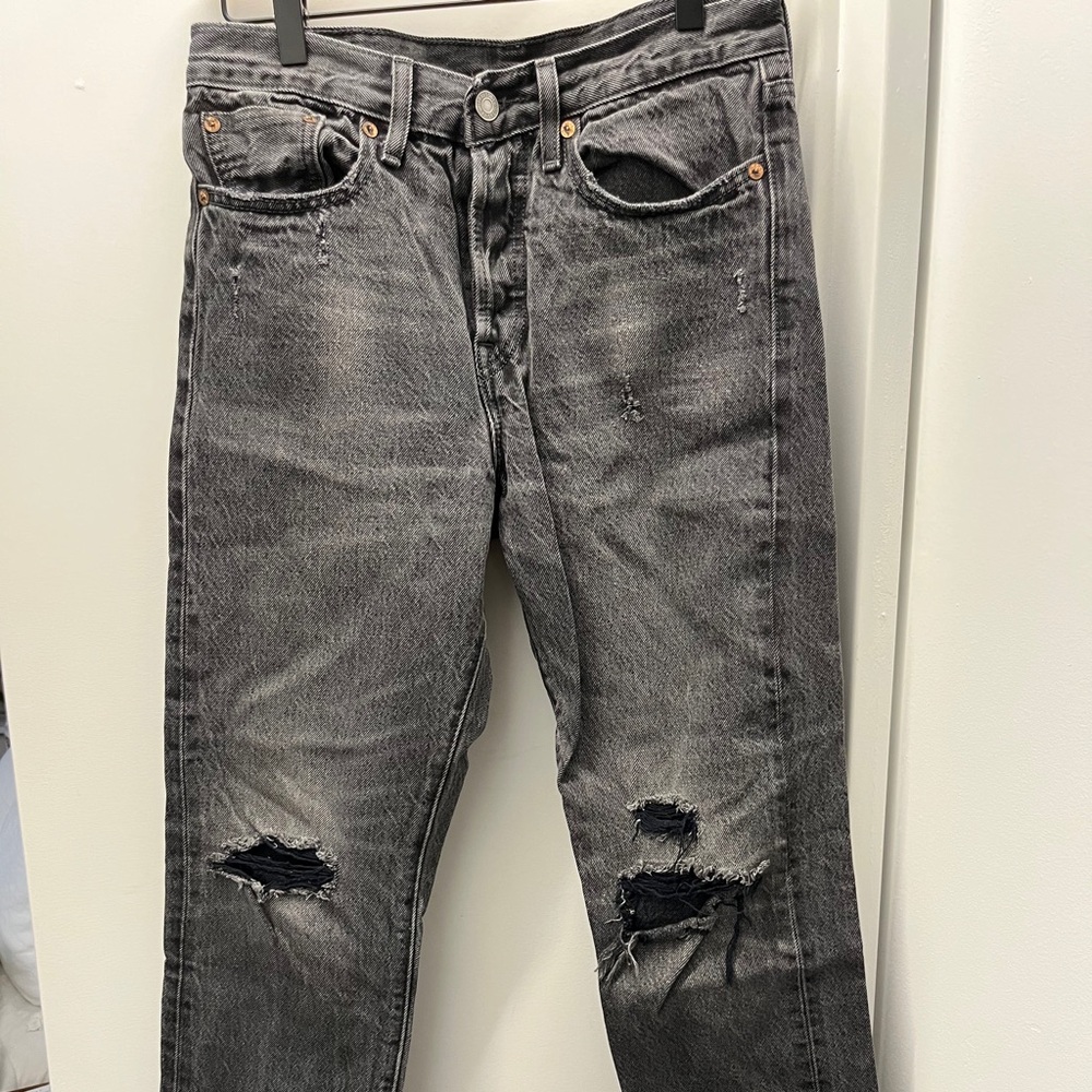 Levi’s Straight 501 Grey Jeans